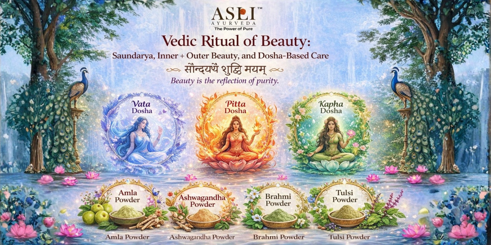 Vedic Ritual of Beauty: Saundarya, Inner + Outer Beauty, and Dosha-Based Care | Asli Ayurveda
