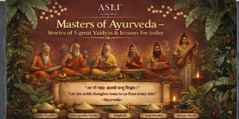 Masters of Ayurveda – Stories of 5 great Vaidyas & lessons for today